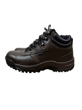 PROPET Cliff Walker M3188 Brown and Black Waterproof Leather Lace Up Boots